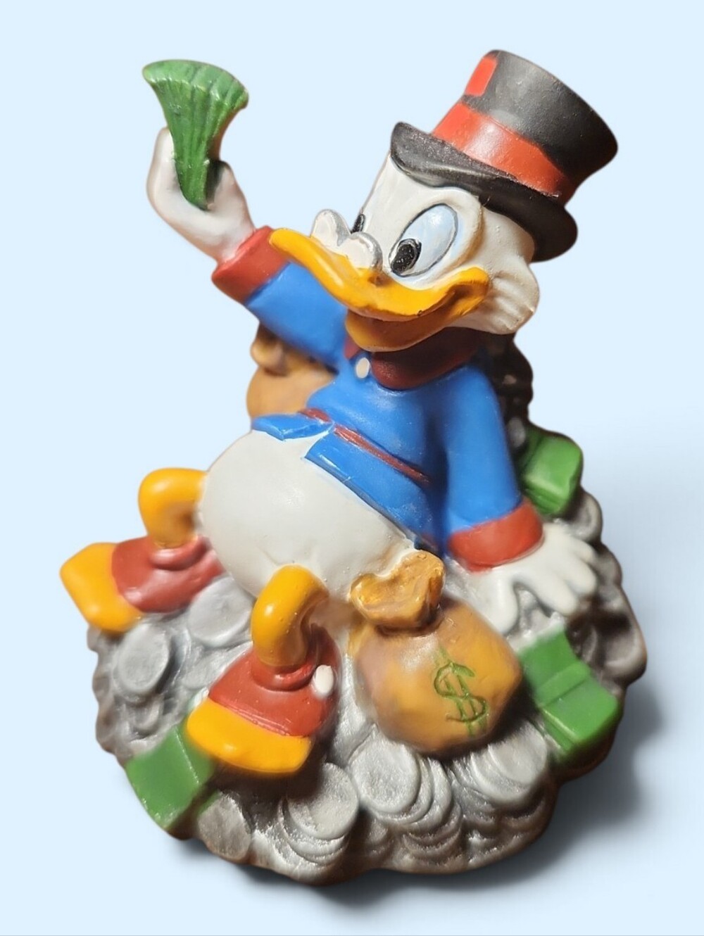 Lenox Disney Scrooge McDuck Money Bags Mini Figurine Collectible